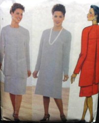 6332 SO EZ LOOSE A-LINE LONG JACKET,DRESS PATTERN 12-16